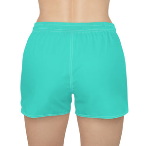 Women's Casual Shorts - Turquoise