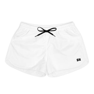 Lässige Damen-Shorts – Minimalistische „SH“-Athletik-Lounge-Shorts