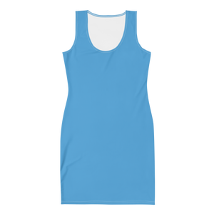 Vestido ajustado - Azul océano