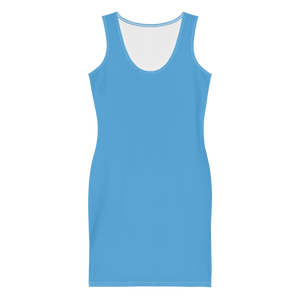Vestido ajustado - Azul océano