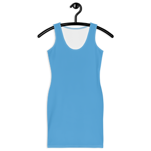 Vestido ajustado - Azul océano