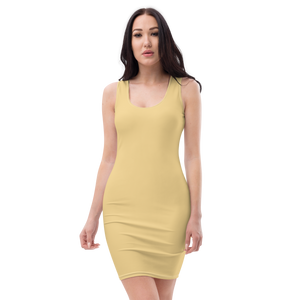Bodycon Dress - Sand Yellow