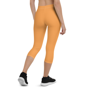 Capri Leggings - Sunshine Orange