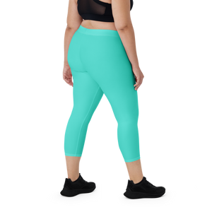 Leggings Capri - Turquesa Laguna