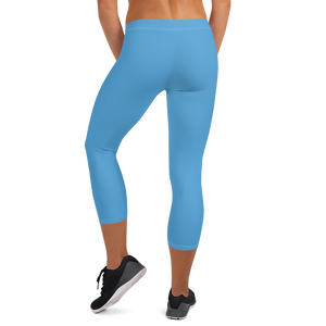 Capri Leggings - Ocean Blue