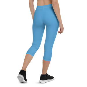 Capri Leggings - Ocean Blue