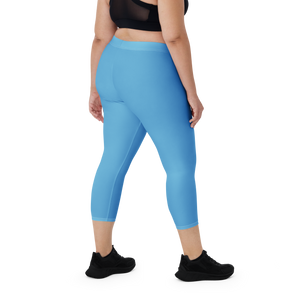 Capri Leggings - Ocean Blue