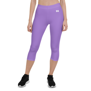Capri Leggings - Coastal Purple
