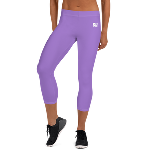 Capri Leggings - Coastal Purple