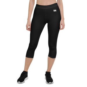 Capri Leggings - Harbor Black