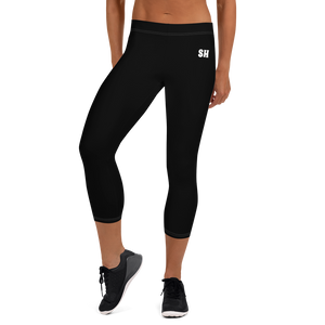Capri Leggings - Harbor Black
