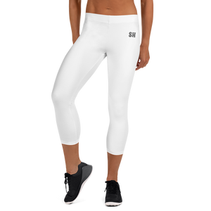Capri Leggings - Seashell White