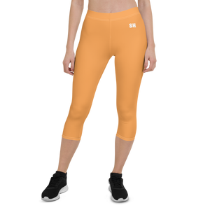Capri Leggings - Sunshine Orange