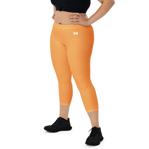 Capri Leggings - Sunshine Orange