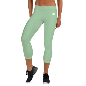 Leggings Capri - Verde palmera