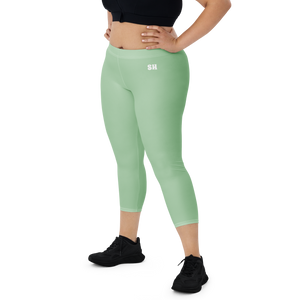 Leggings Capri - Verde palmera