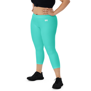 Leggings Capri - Turquesa Laguna