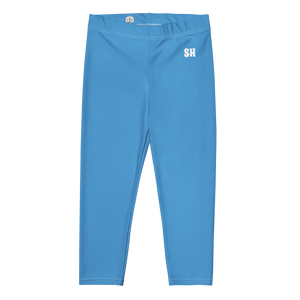 Capri Leggings - Ocean Blue