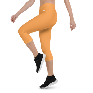 Capri Leggings - Sunshine Orange