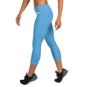 Capri Leggings - Ocean Blue