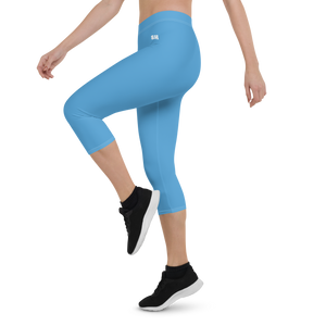 Capri Leggings - Ocean Blue