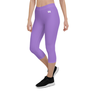 Capri Leggings - Coastal Purple
