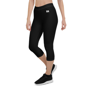 Capri Leggings - Harbor Black