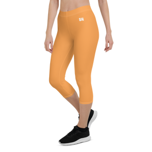 Capri Leggings - Sunshine Orange