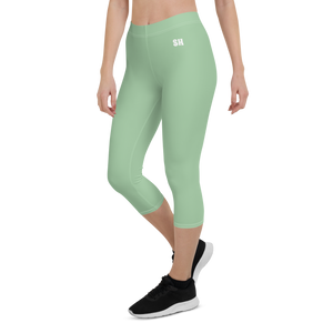 Leggings Capri - Verde palmera