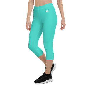 Leggings Capri - Turquesa Laguna