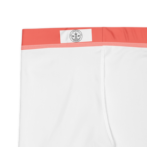 Capri Leggings - Coral Red