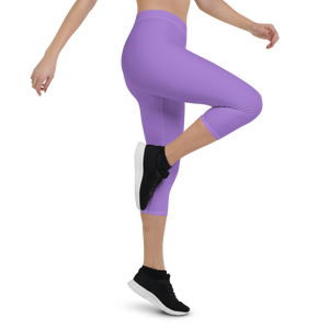 Capri Leggings - Coastal Purple
