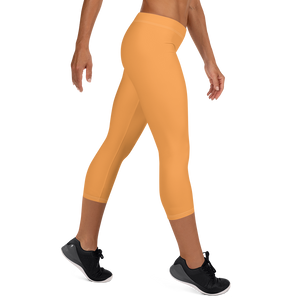 Capri Leggings - Sunshine Orange