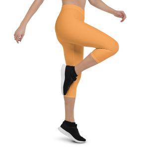 Capri Leggings - Sunshine Orange