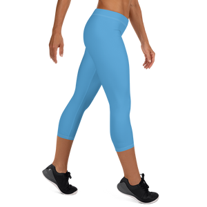 Capri Leggings - Ocean Blue