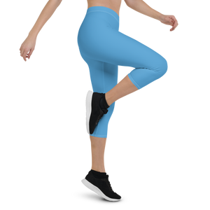Capri Leggings - Ocean Blue