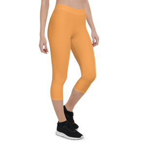 Capri Leggings - Sunshine Orange