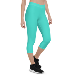 Leggings Capri - Turquesa Laguna
