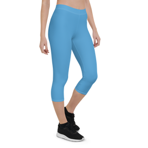 Capri Leggings - Ocean Blue