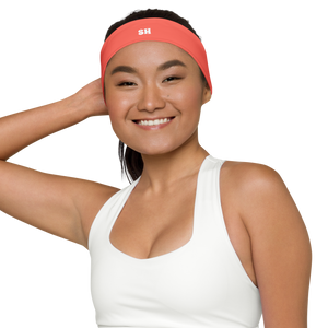 Headband - Coral Red
