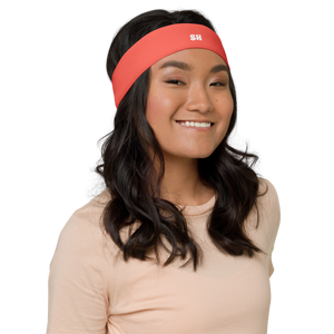Headband - Coral Red