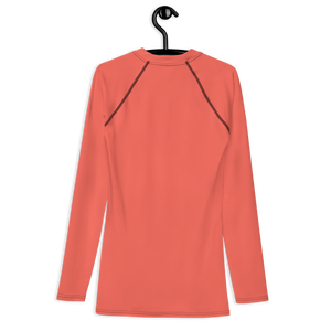 Rashguard für Herren – Korallenrot