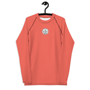 Rashguard für Herren – Korallenrot