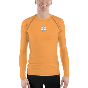 Rashguard für Herren – Sonnenscheinorange