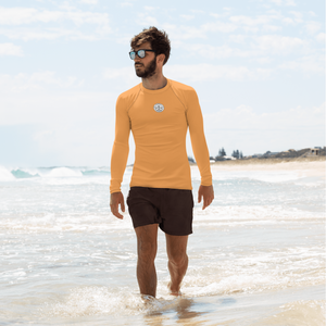 Rashguard für Herren – Sonnenscheinorange