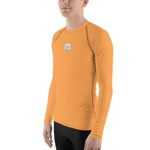 Rashguard für Herren – Sonnenscheinorange