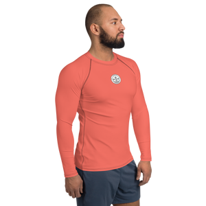 Rashguard für Herren – Korallenrot