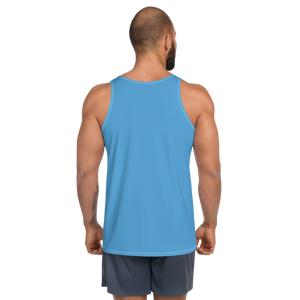 Mens Tank Top - Ocean Blue