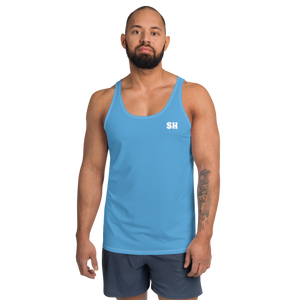 Mens Tank Top - Ocean Blue