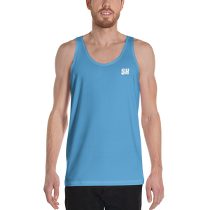 Mens Tank Top - Ocean Blue